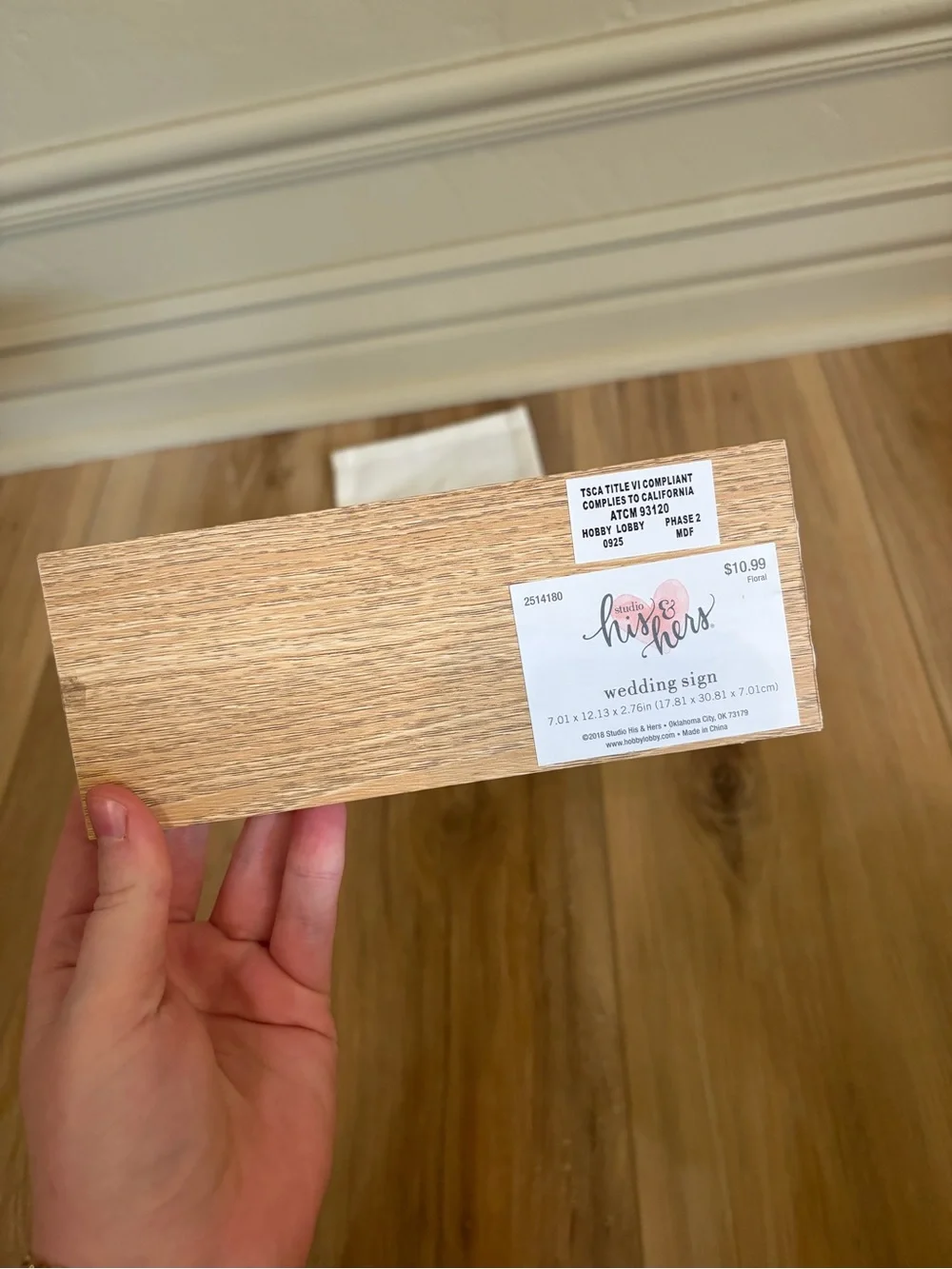 Favors Please Take One Canvas Sign